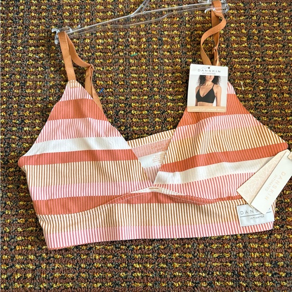 Danskin Other - Danskin Pink and Cream Striped Bralette size S